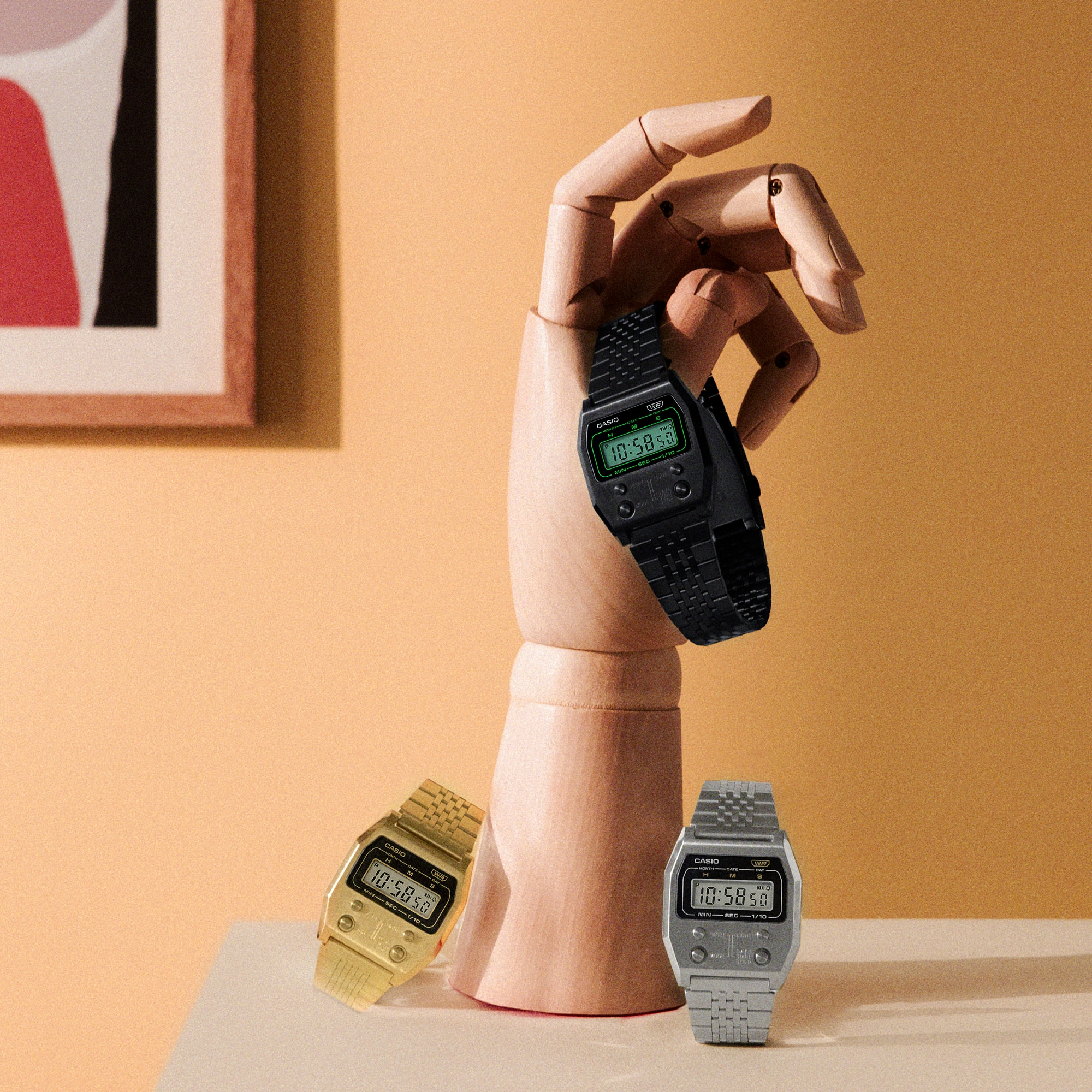 Đồng Hồ Casio A1100D-1DF Chính Hãng