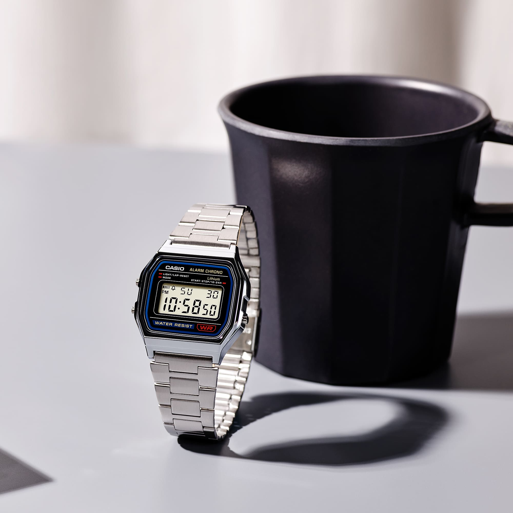 Đồng hồ Casio Nữ A158WA-1DF Chính Hãng