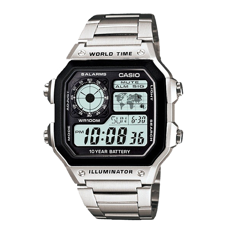 Đồng hồ Casio Nam AE-1200WHD-1AVDF Chính Hãng