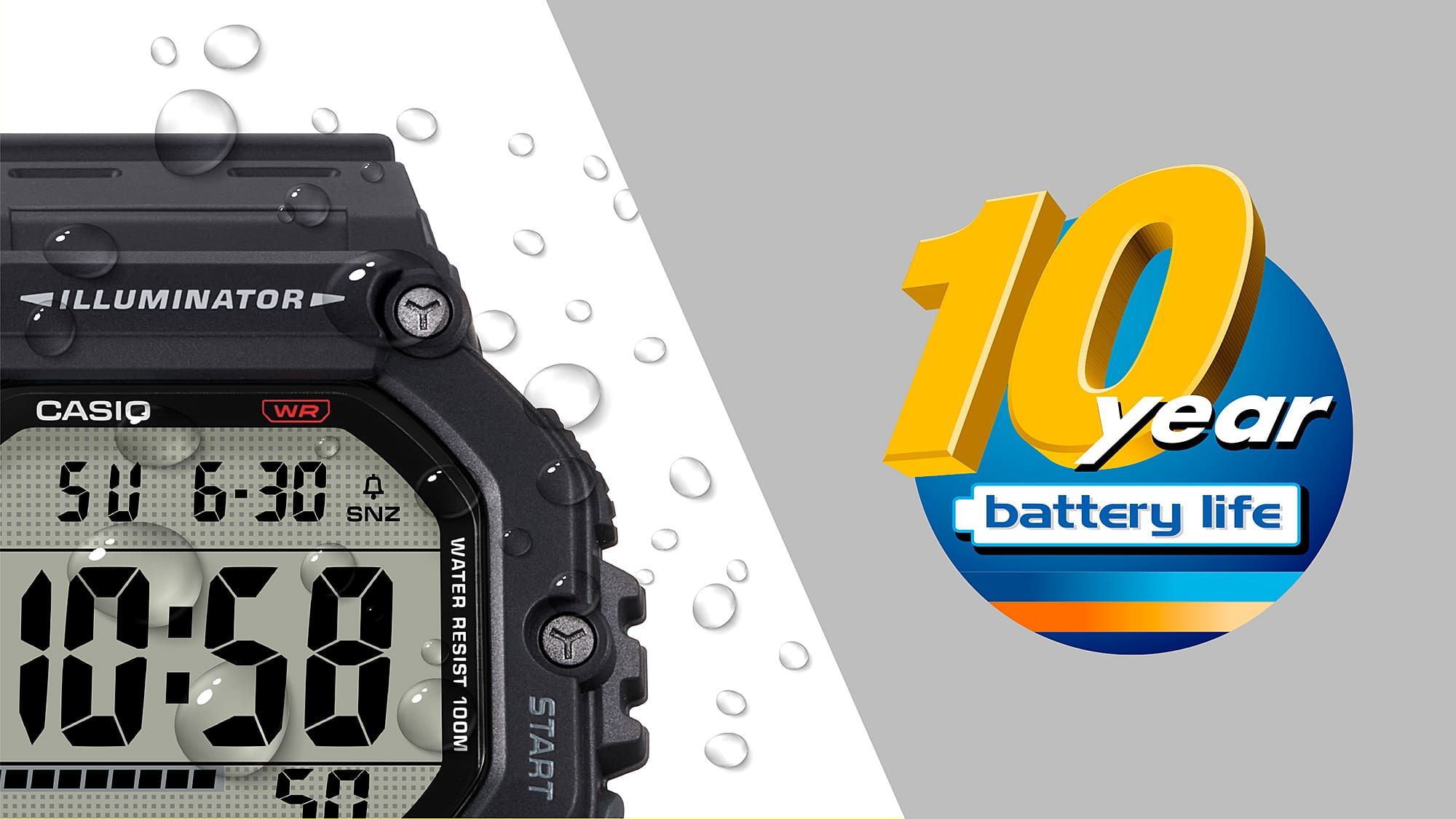 Đồng hồ Casio AE-1600H-1AVDF Chính Hãng