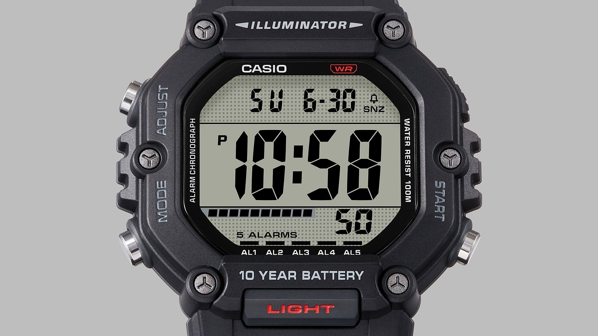 Đồng hồ Casio AE-1600H-1AVDF Chính Hãng