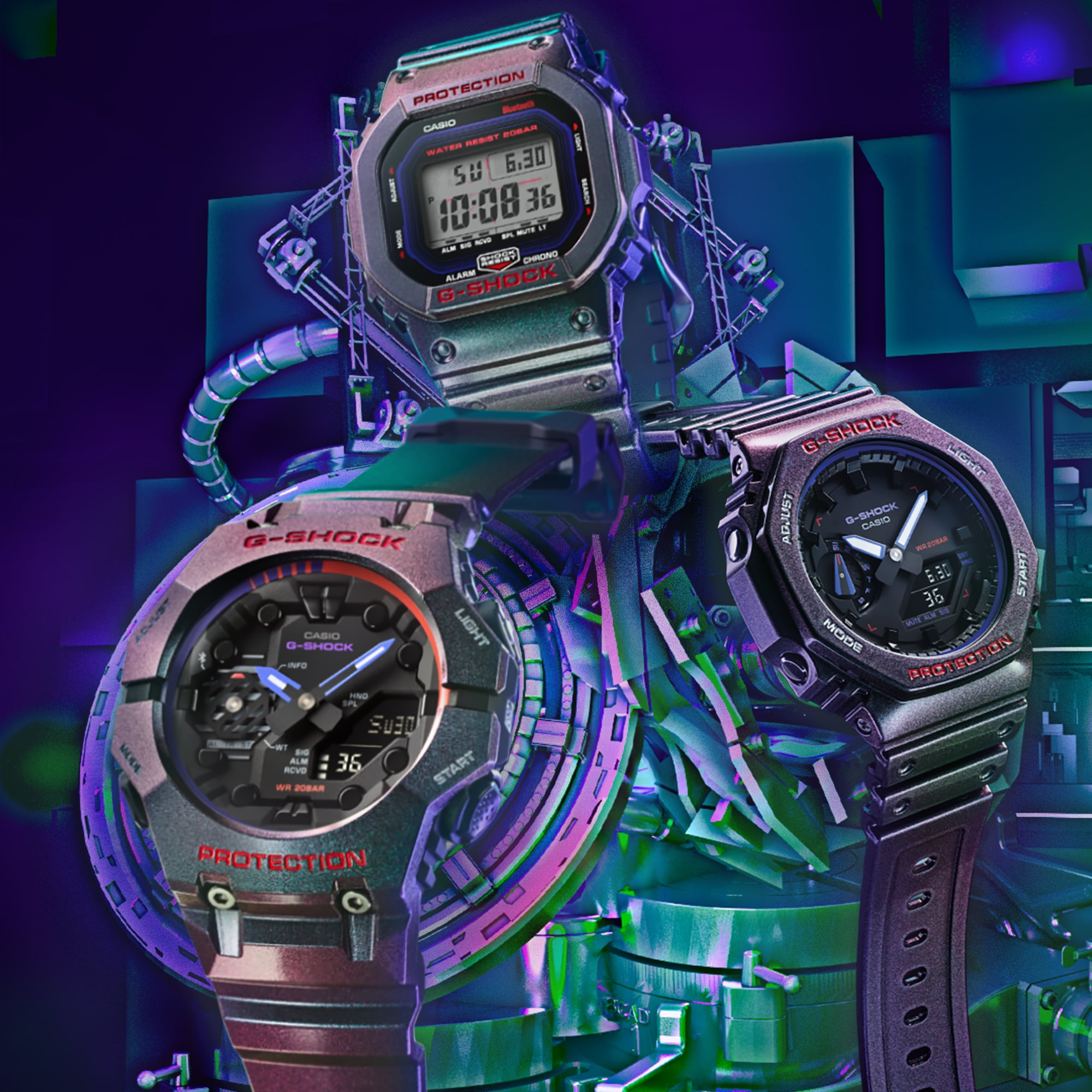 Đồng Hồ Casio G-SHOCK GA-B001AH-6ADR Chính Hãng
