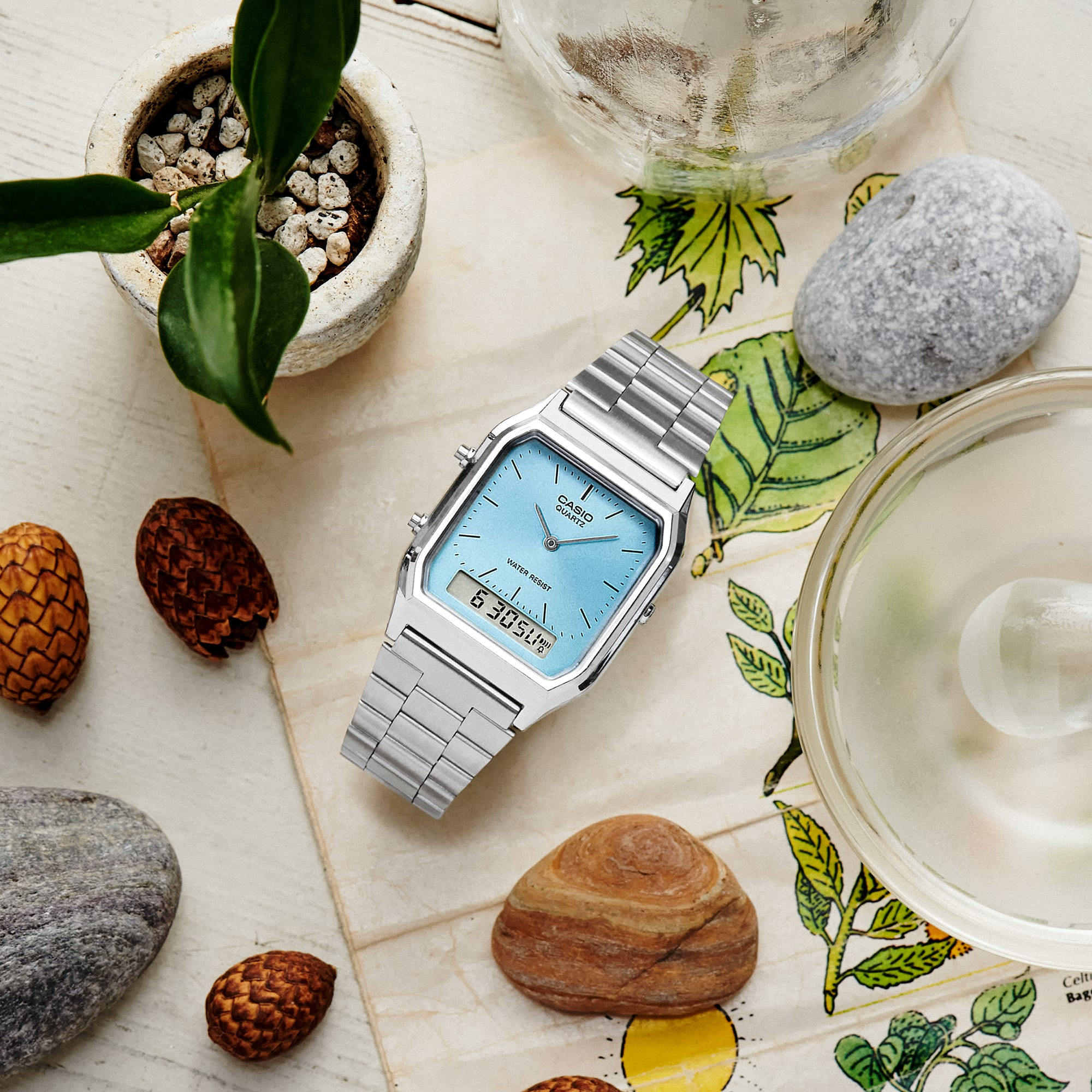 Đồng Hồ Casio Nữ AQ-230A-2A1MQYDF Chính Hãng