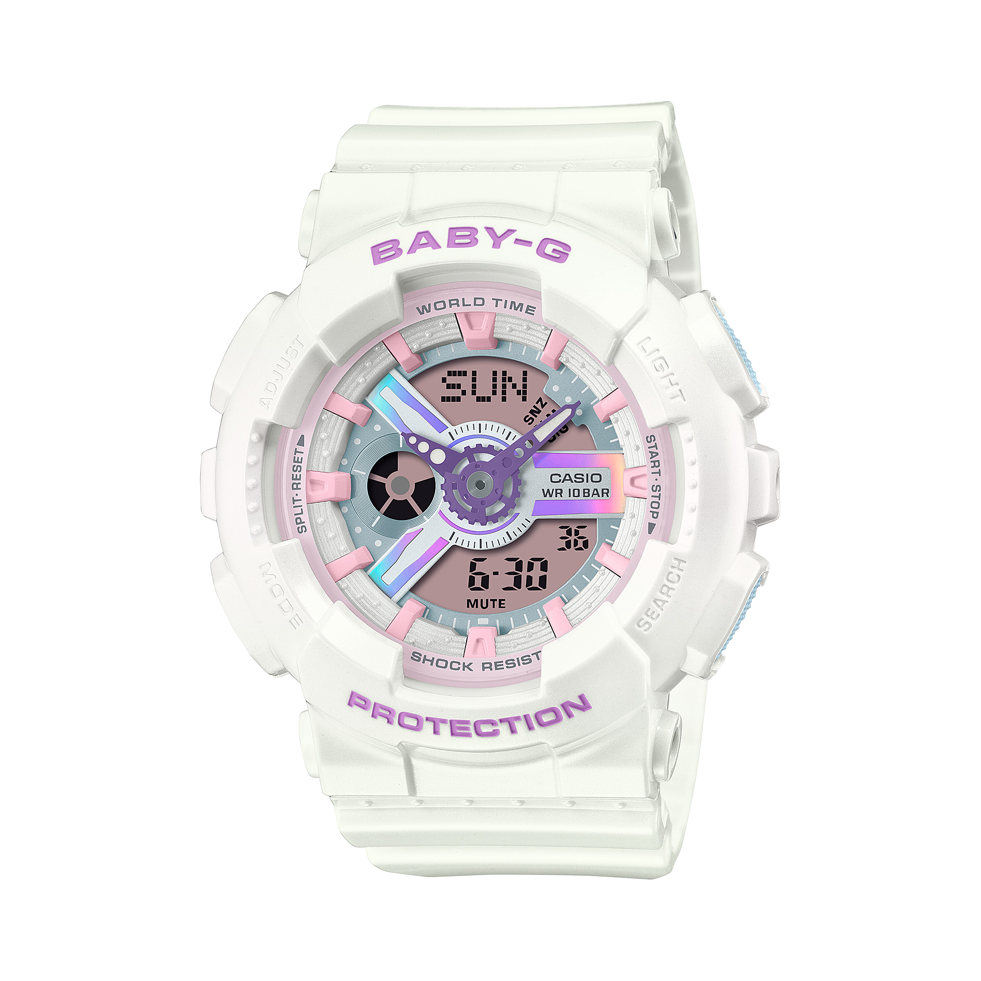 Hồ đeo G Shock Wr10bar Đồng Hồ Casio BABY-G BA-110FH-7ADR Chính