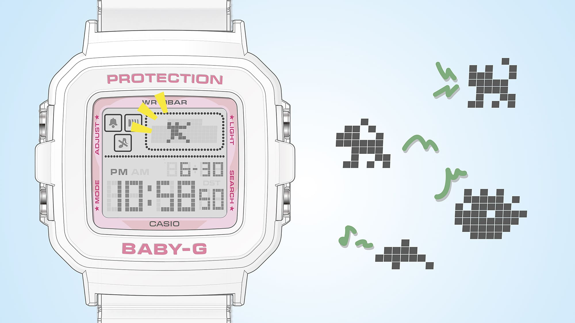 Đồng Hồ CASIO BABY-G BGD-10KPP-7DR Chính Hãng