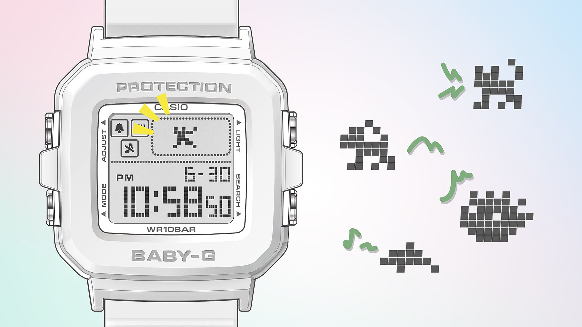 Đồng hồ Casio BABY-G BGD-10L-2DR Chính Hãng