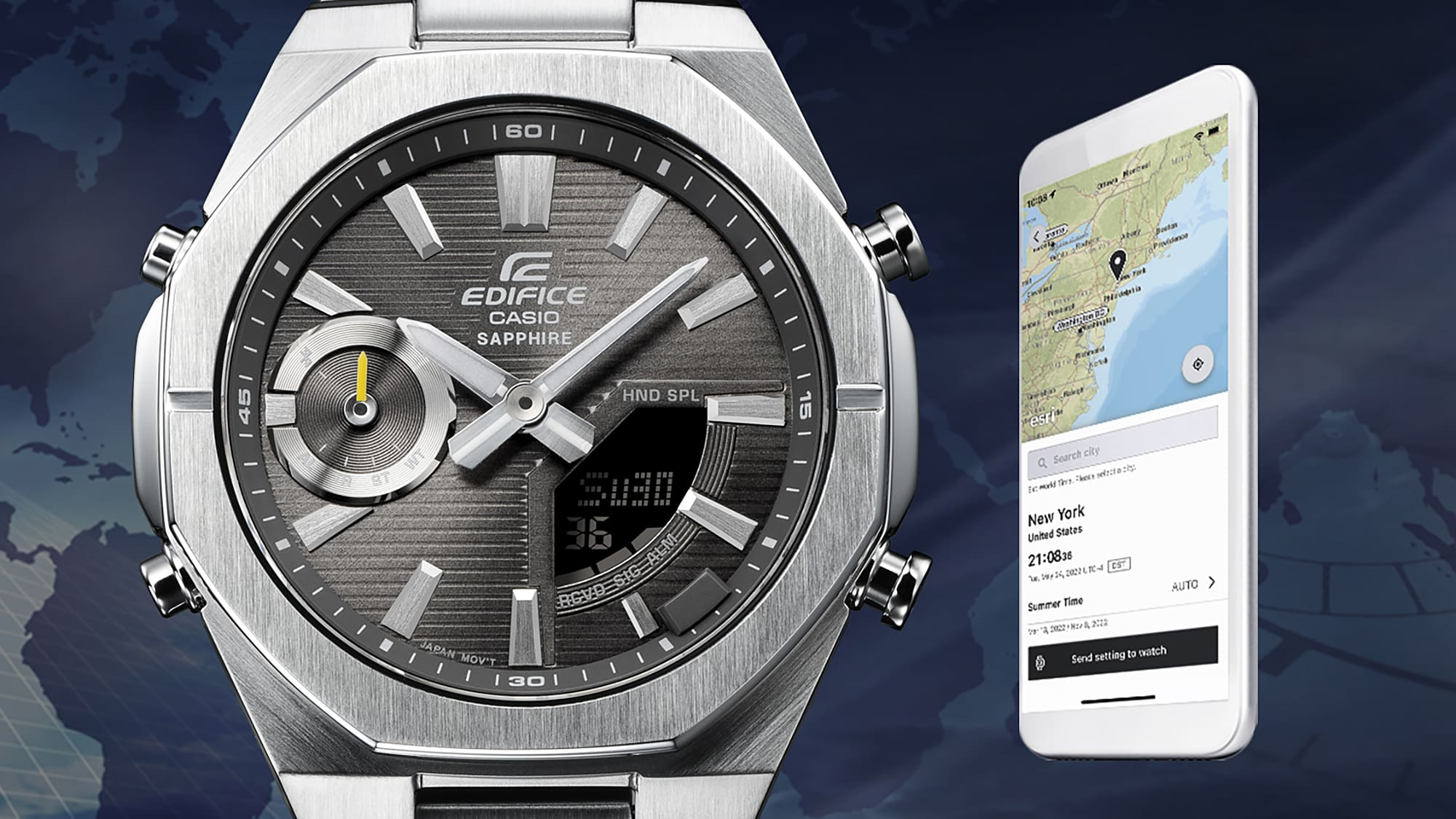 Đồng hồ Casio Edifice ECB-S10D-8ADF Chính Hãng