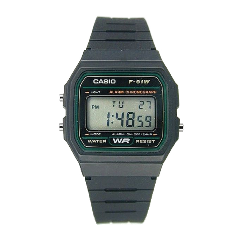 Đồng hồ Casio Nam F-91W-3DG Chính Hãng