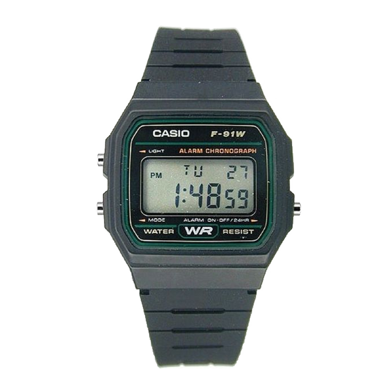 Đồng hồ Casio Nam F-91W-3SDG Chính Hãng