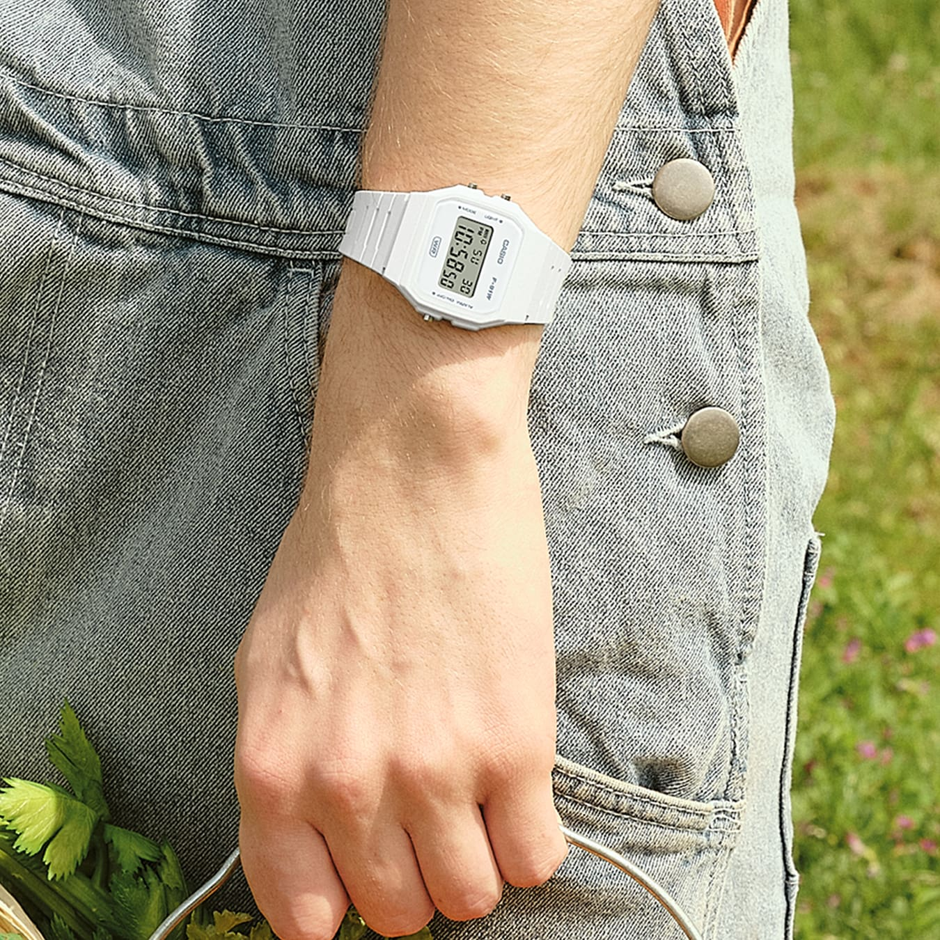 Đồng hồ Casio F-91WB-7ADF Chính Hãng