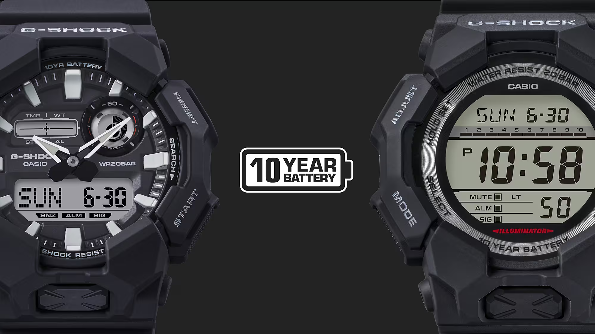 Đồng hồ Casio G-SHOCK GA-010-5ADR Chính Hãng