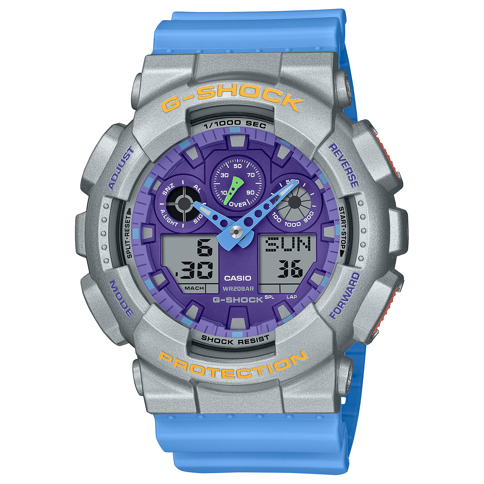 Đồng Hồ Casio G-Shock GA-100EU-8A2DR Chính Hãng