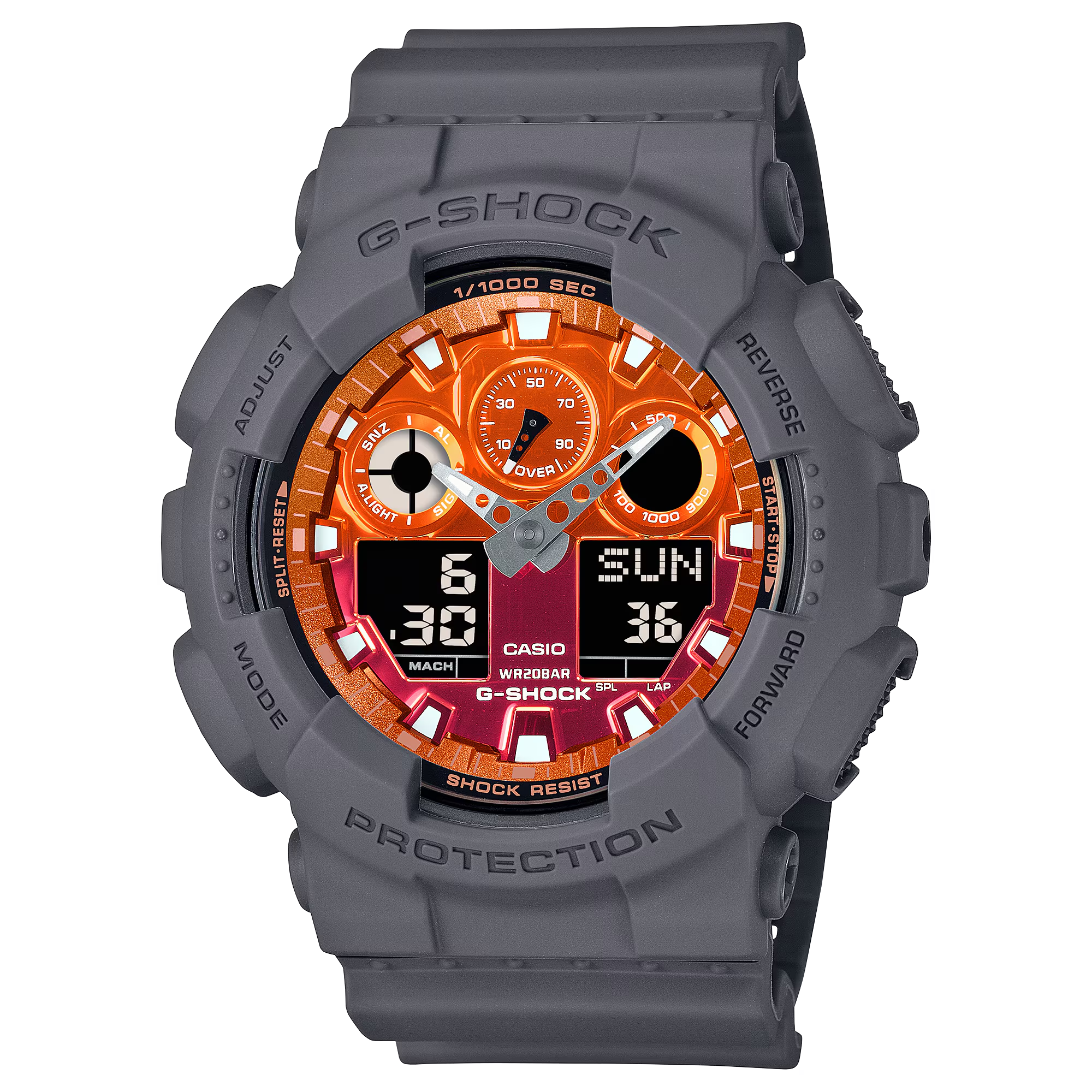 Đồng hồ Casio G-Shock GA-100FL-8ADR Chính Hãng