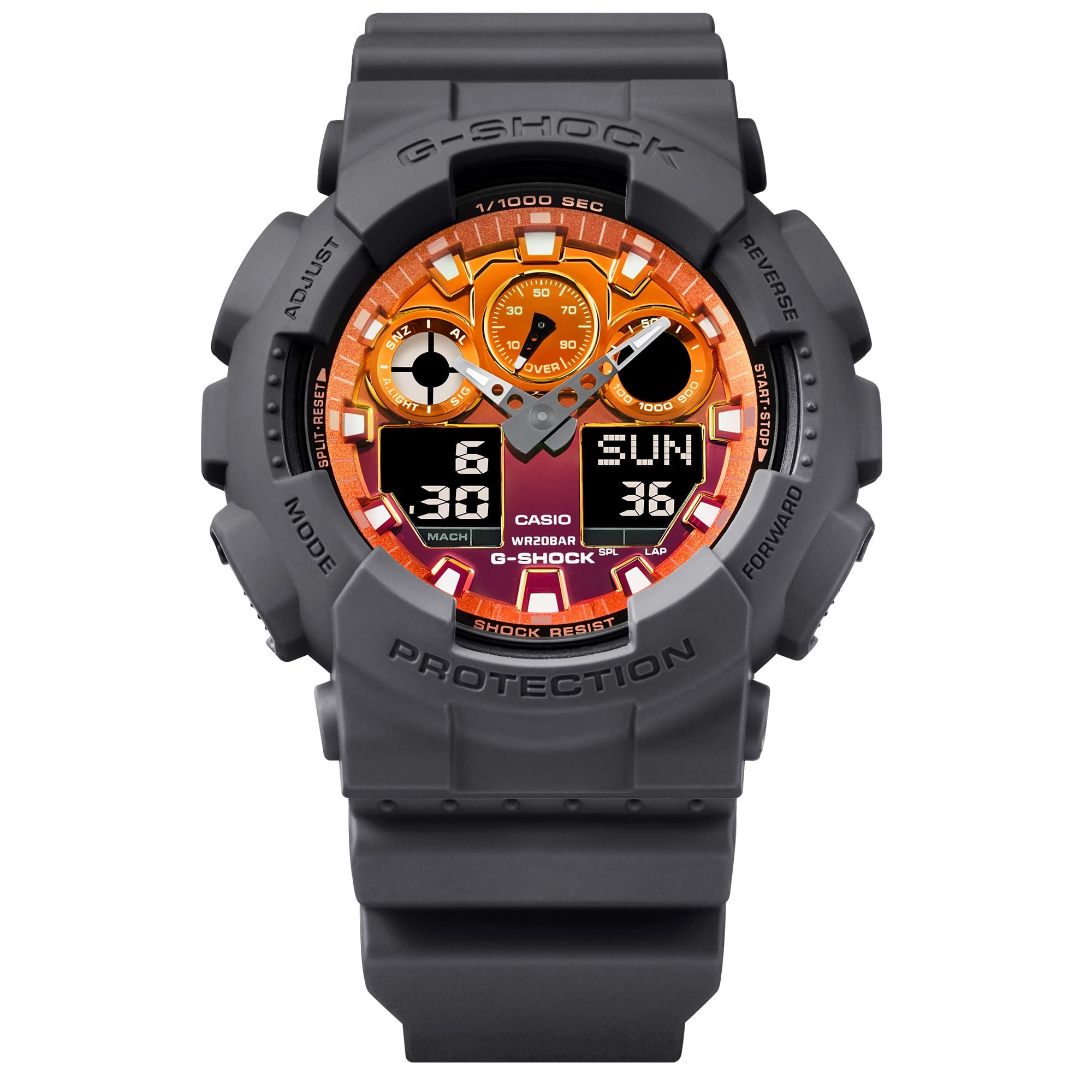 Đồng hồ Casio G-Shock GA-100FL-8ADR Chính Hãng