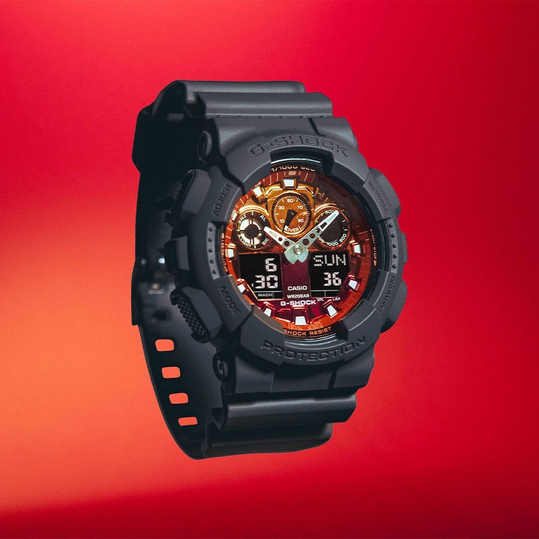 Đồng hồ Casio G-Shock GA-100FL-8ADR Chính Hãng