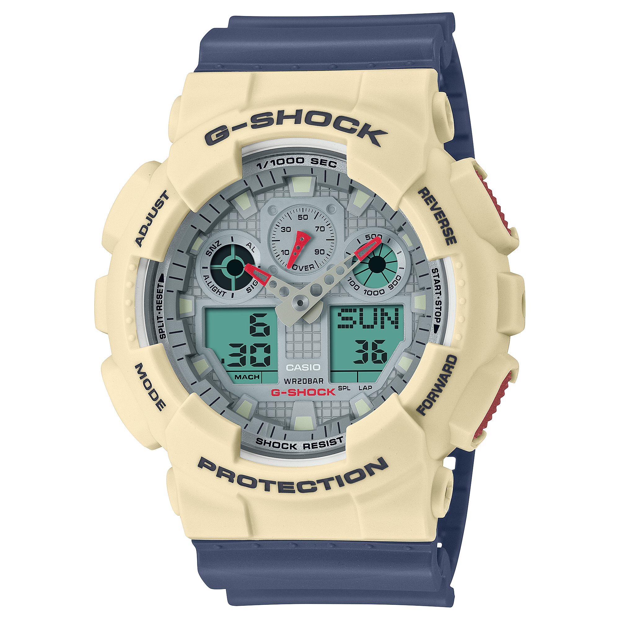 Đồng Hồ Casio G-Shock GA-100PC-7A2DR Chính Hãng