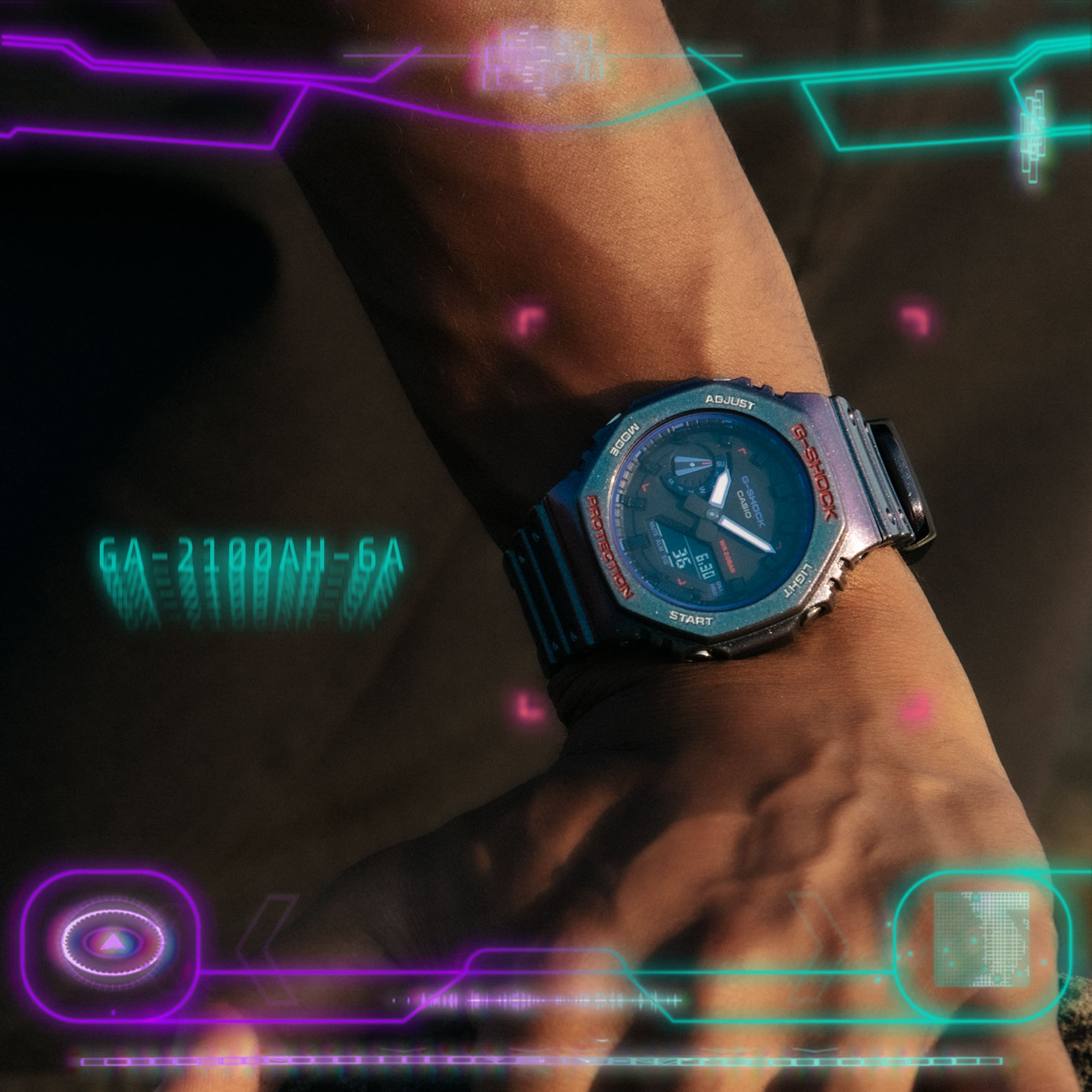 Đồng Hồ Casio G-SHOCK GA-2100AH-6ADR Chính Hãng