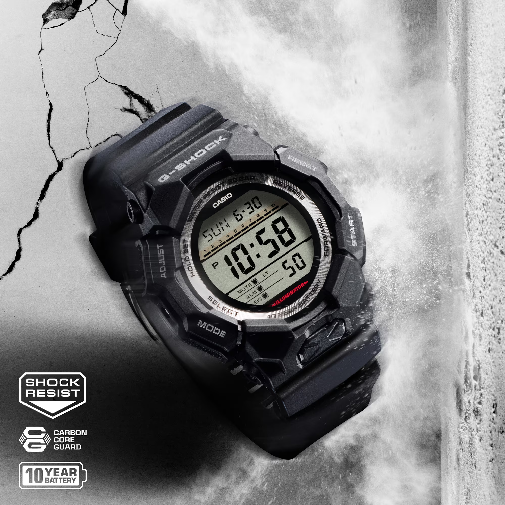 Đồng hồ Casio G-SHOCK GD-010-1DR Chính Hãng