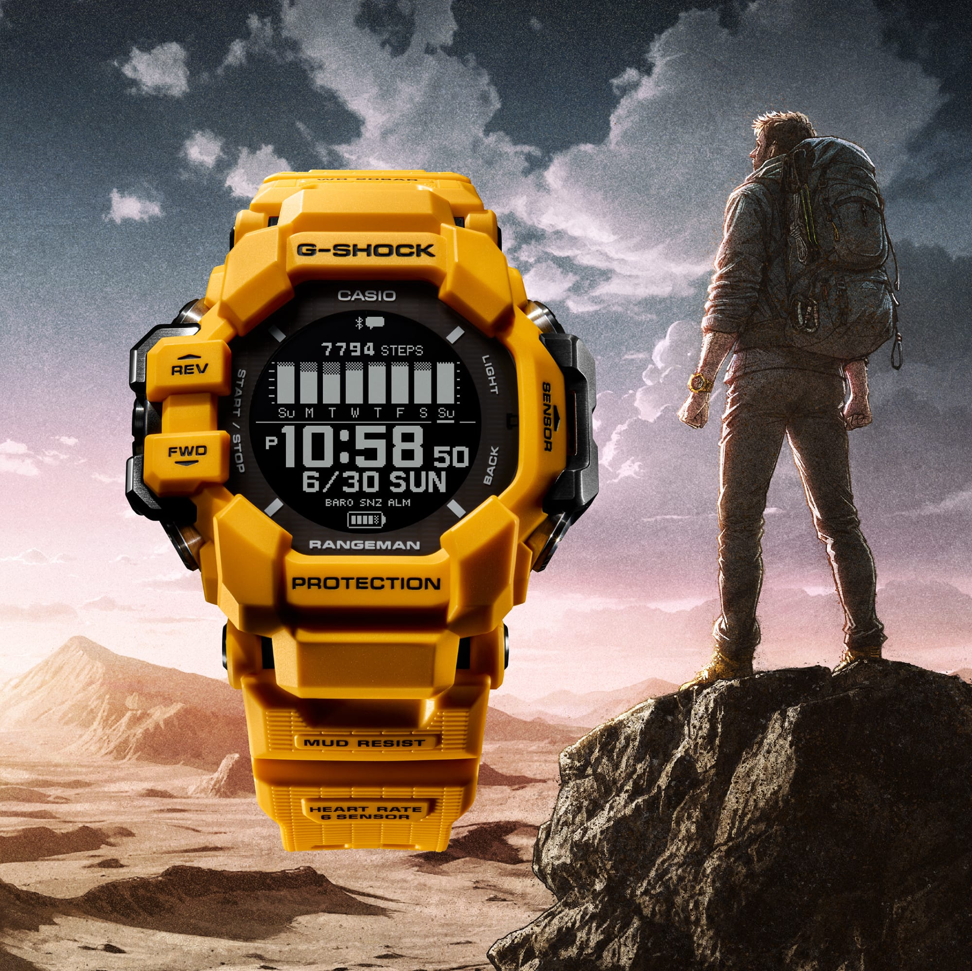 Đồng Hồ Casio G-SHOCK GPR-H1000-9DR Chính Hãng
