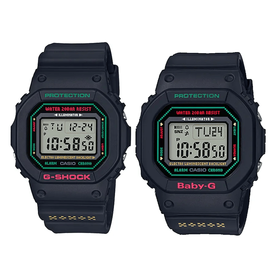 Đồng hồ đôi Casio LOV-19B-1DR Chính Hãng