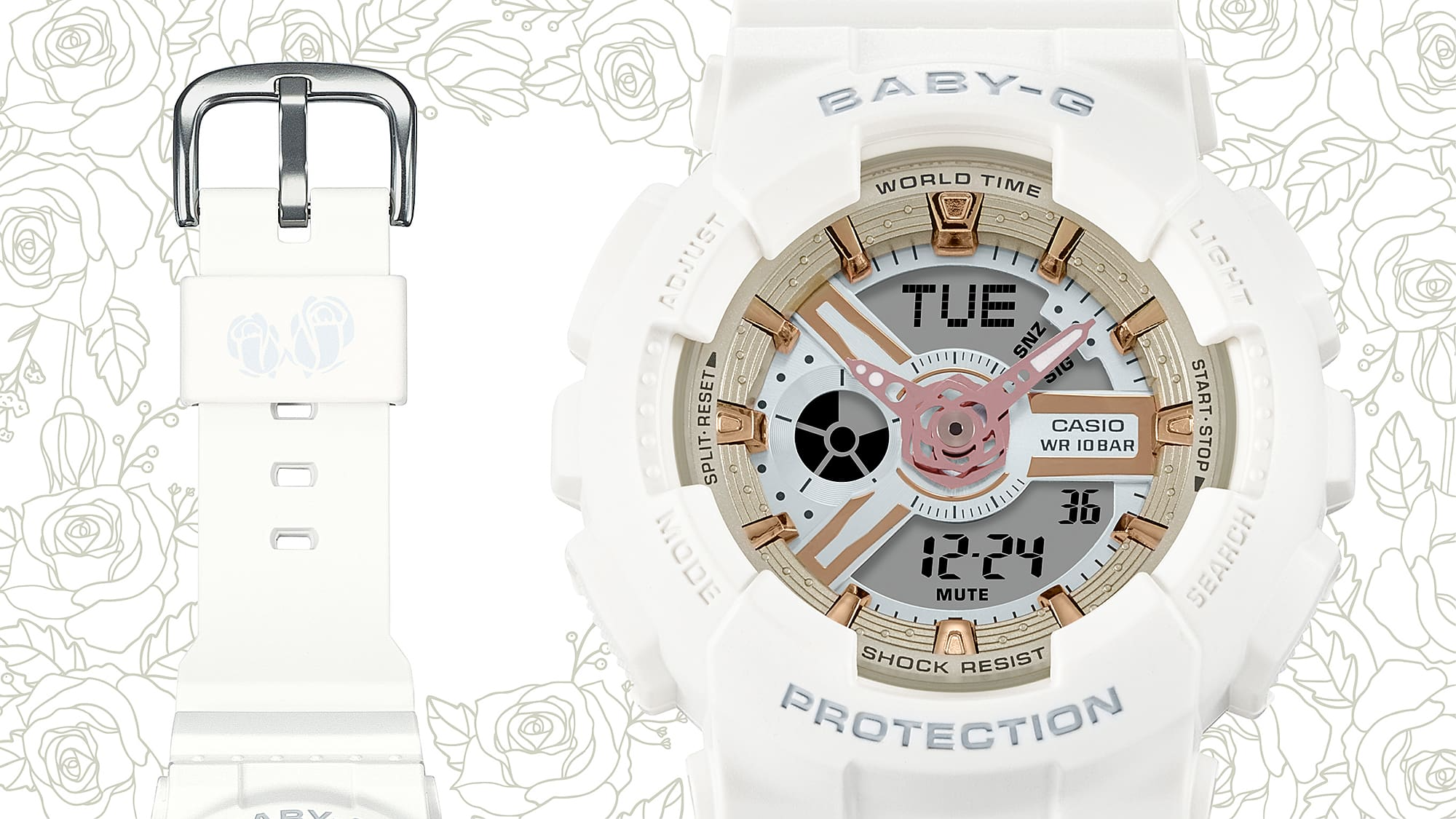 Đồng hồ Casio G-SHOCK BABY-G LOV-24A-7ADR Chính Hãng
