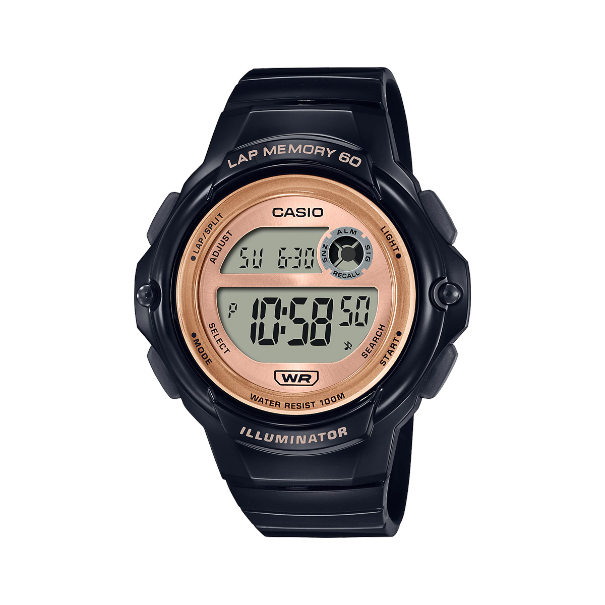 Đồng hồ Casio Nữ LWS-1200H-1AVDF Chính Hãng