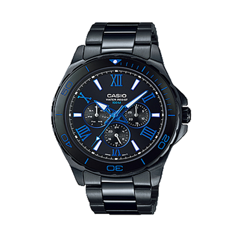 Đồng hồ Casio Nam MTD-1075BK-1A2VDF Chính Hãng