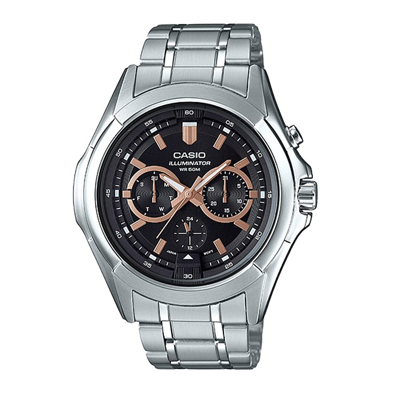 Đồng hồ Casio Nam MTP-E204D-1AVDF Chính Hãng