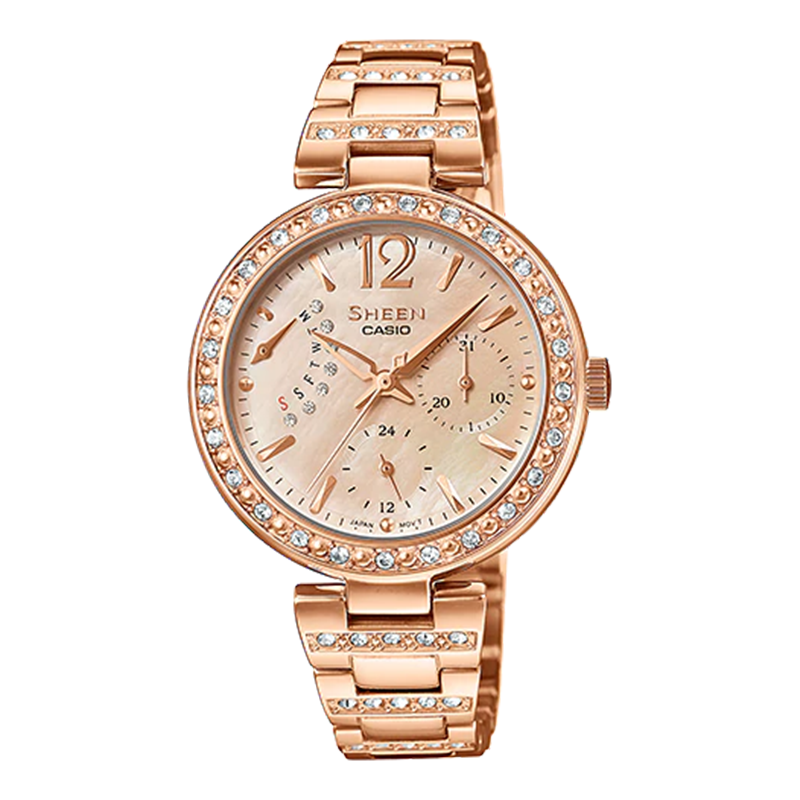 Đồng hồ Casio Sheen SHE-3043PG-9AUDR Chính Hãng