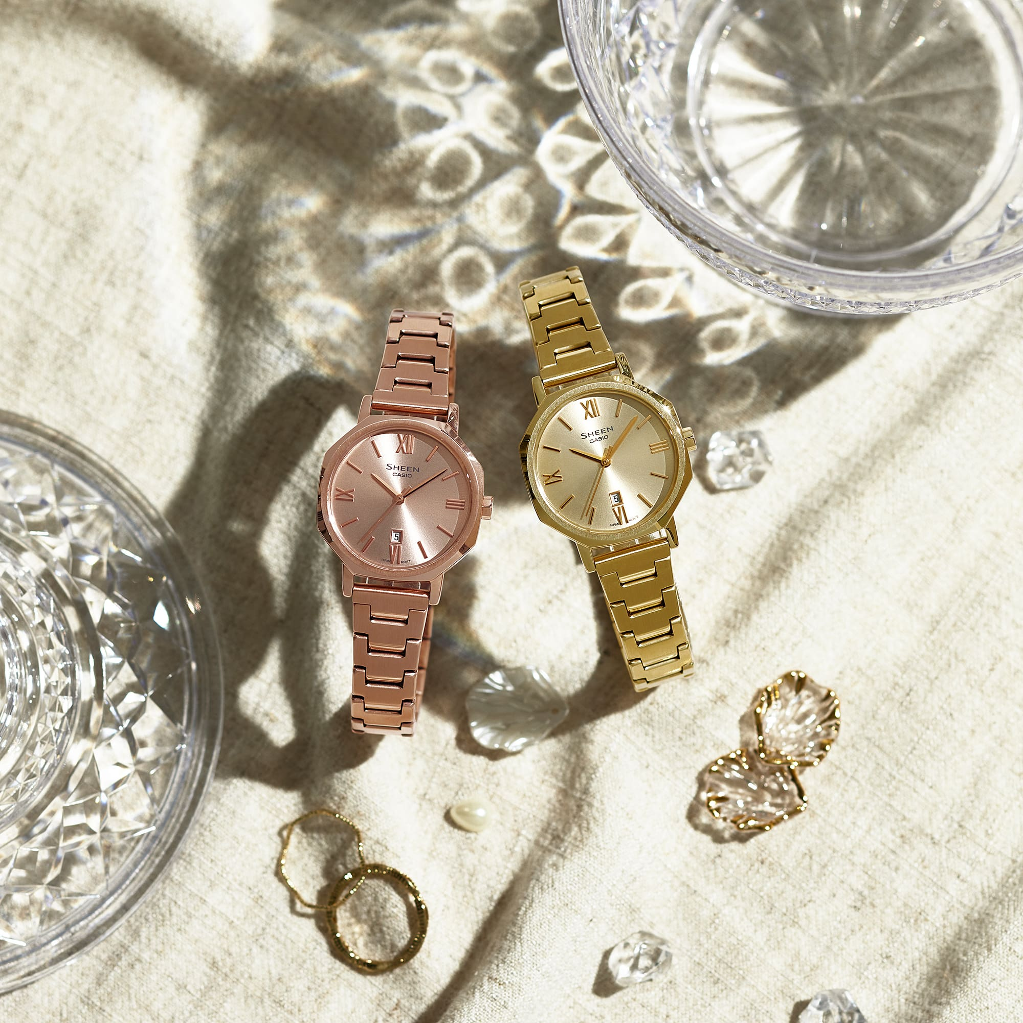 Đồng Hồ Casio Sheen SHE-4554G-9AUDF Chính Hãng