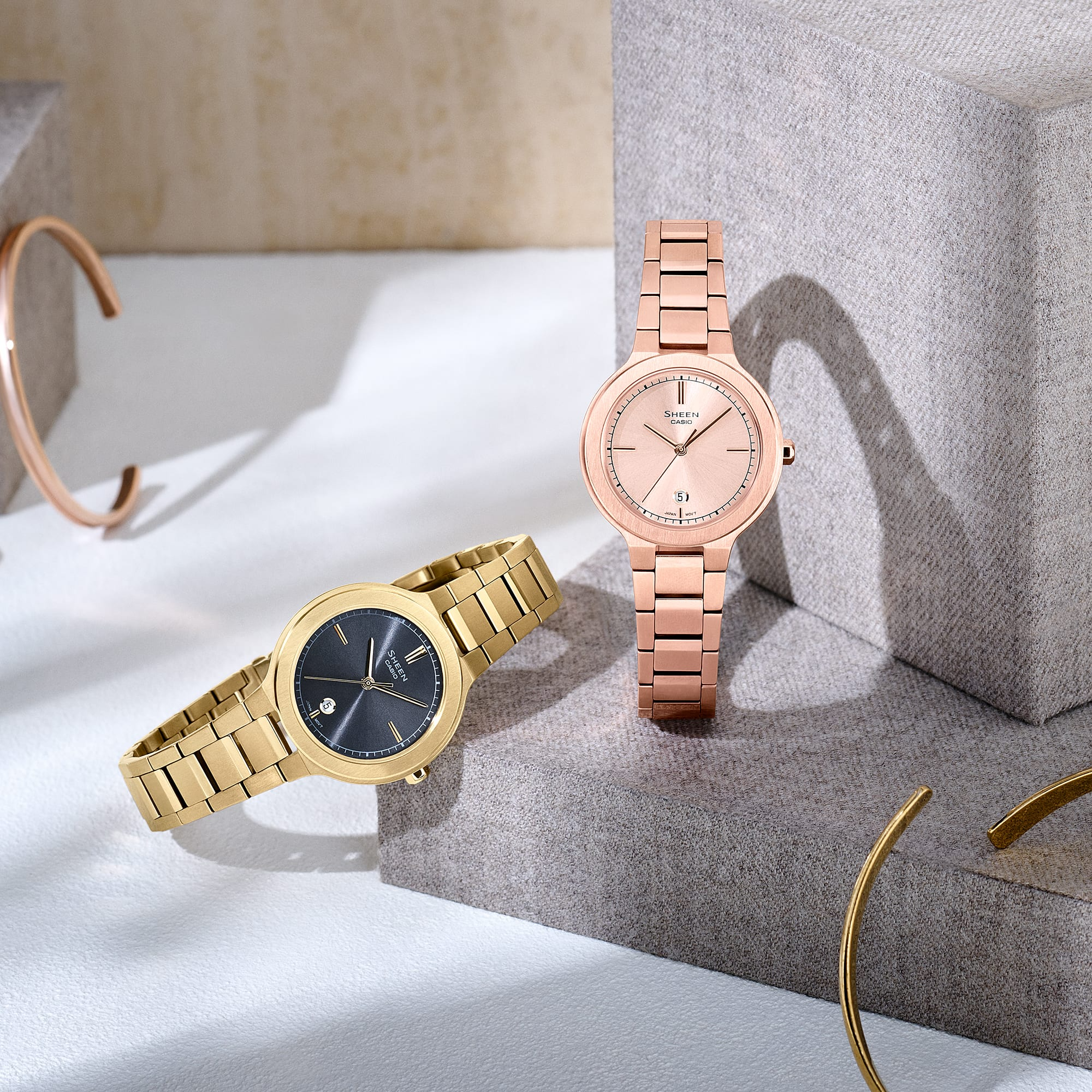 Đồng Hồ Casio Sheen SHE-4559G-8AUDF Chính Hãng