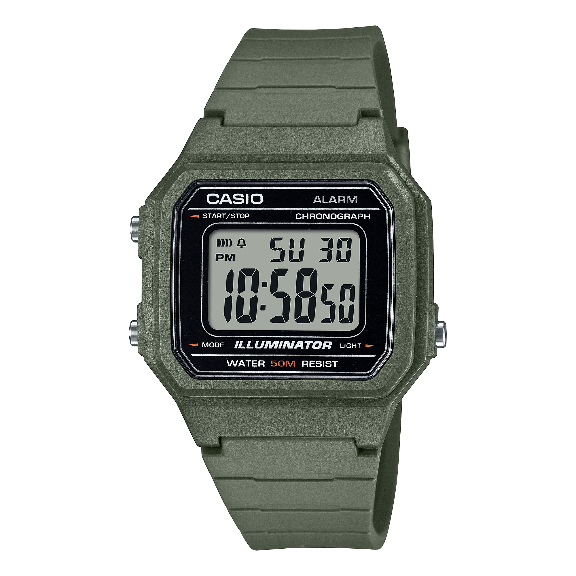 Đồng Hồ Casio Nam W-217H-3AVDF Chính Hãng