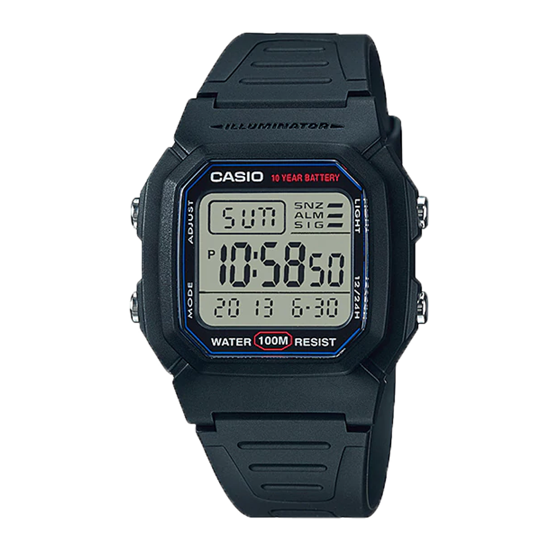 Top 5 Đồng Hồ Casio Dây Cao Su Giá Từ 500K Huyền Thoại