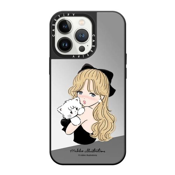  Girl & mousse (black) | Mirror 