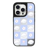  Bichon Bibo Dog Pastel Checker with Flower | Mirror 