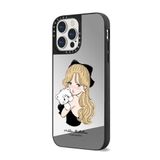  Girl & mousse (black) | Mirror 