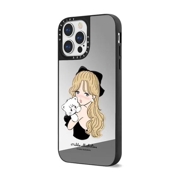  Girl & mousse (black) | Mirror 