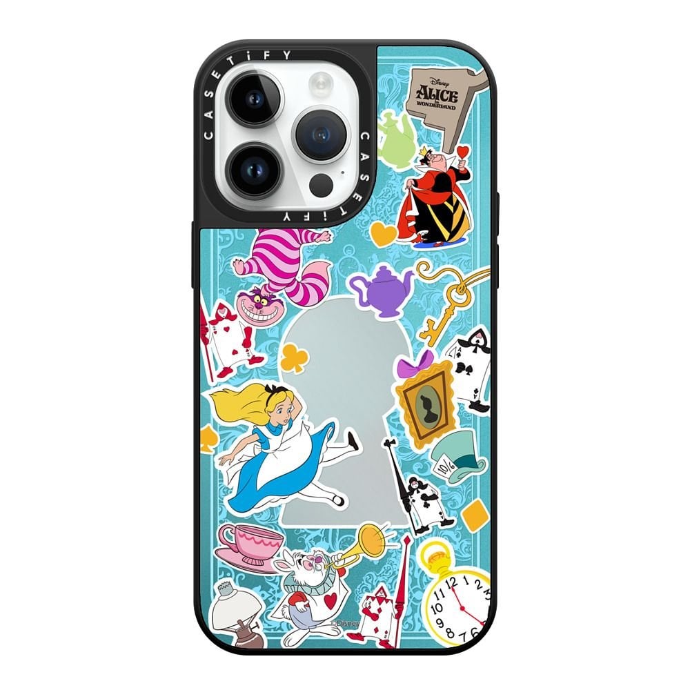 新品同様 Chính CASETiFY Hãng) Case Stickermania Wonderland in Alice iPhoneアクセサリー