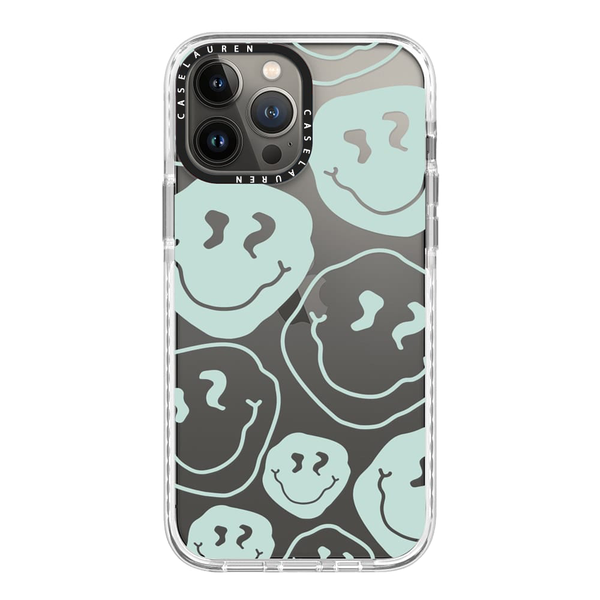  Aqua Smiley Transparent | IMPACT CASE 