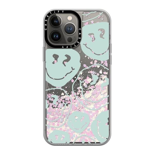  (CASETiFY Chính Hãng ) Aqua Smiley Transparent | CASETiFY Auth | No Box. 