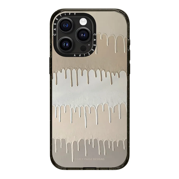  Ốp Lưng CASETiFY Tan Painted Drips by Corey Paige Designs | Auth | No Box 