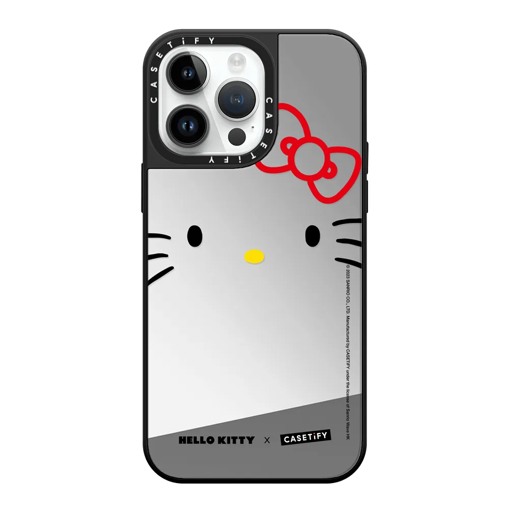  Hello Kitty Face Clear Case | Mirror 