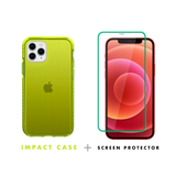 [COMBO] Impact Case Green + Cường Lực Neon 