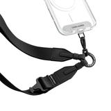  Phone Strap 2-in-1 Utility Lanyard - Black 