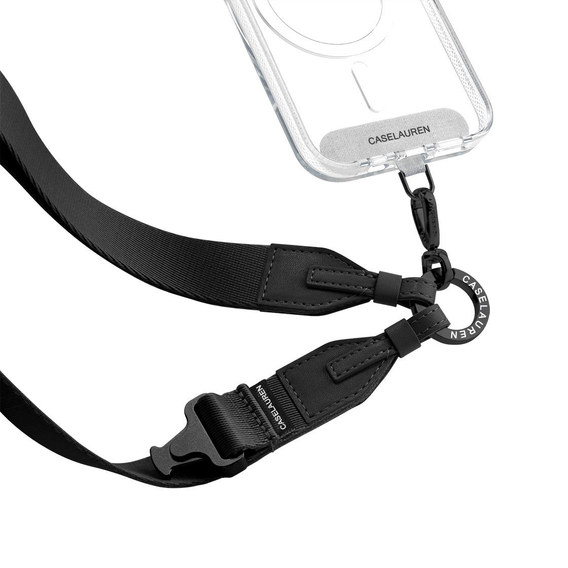  2-in-1 Utility Lanyard - Black 