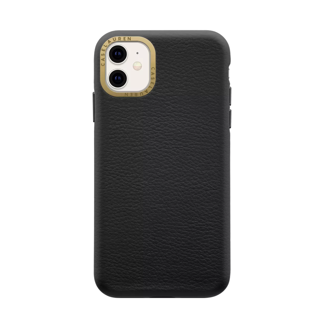  Leather Case Jet Black | Ốp Lưng Da PU Cao Cấp Màu Đen 