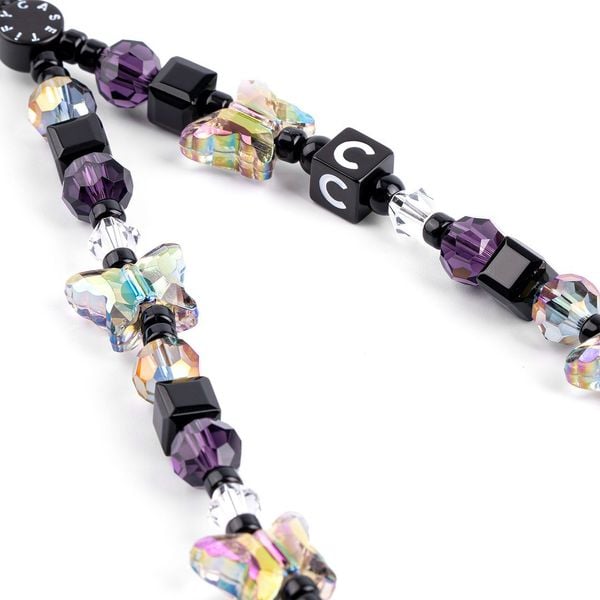  Phone Charm Butterfly Phone Charm - Noir Aura 