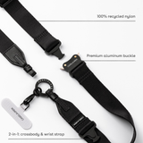  2-in-1 Utility Lanyard - Black 