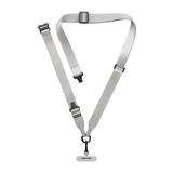  Phone Strap 2-in-1 Utility Lanyard - Silver 