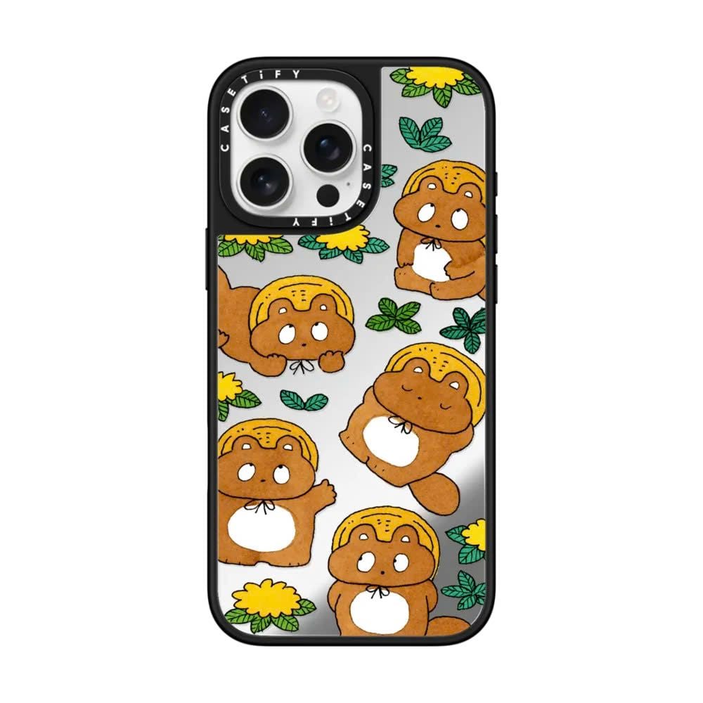  Ốp Lưng CASETiFY | Tanuki & flower | Mirror 